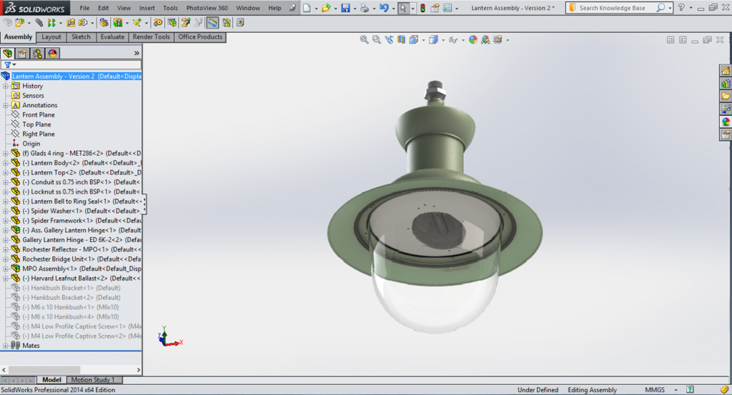 3D CAD Screen